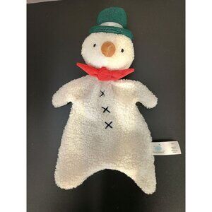 Cloud‎ Island Baby Plush Snowman Security Blanket Lovey White & Red